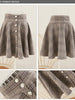 scholarly plaid skirt