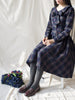 scottish green cotton dress