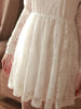 white lace skater dress