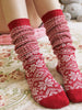 winter wonderland slouch socks