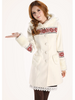 little bear hooded plush coat