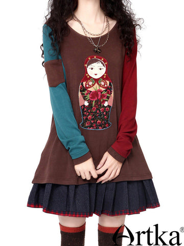 exotic matryoshka doll top