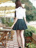 spotted saturday skirt
