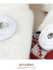 little bear hooded plush coat