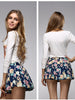 Spring collection - retro floral skort