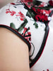 plum blossoms Mandarin dress