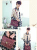 Clearance - scholarly double-pocket satchel