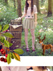 lavender back button top with collar