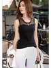 simple beauty mesh top