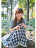 sweet blue plaid skirt