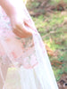 vintage garden sheer double-layered skirt