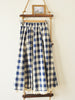 sweet blue plaid skirt