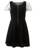 retro village zipper dress