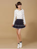 wavy bow tie skirts