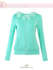 sugar flowers hooded jacket