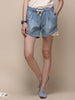 lace trim shorts