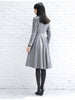 lady houndstooth dress
