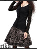 paisley lacey sleeve top