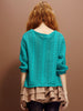 round neck knitted sweater