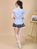 true blue shirt