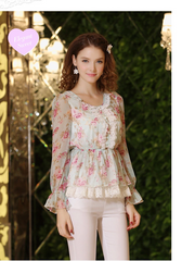 wild blossoms lace blouse