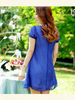 scholarly chiffon bow dress