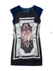pearl sleeves retro wool dress