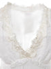 v neck floral lace dress