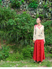 lotus open flap cardigan