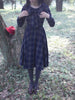 scottish green cotton dress