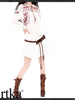 Clearance -  tri-bow embroidery shirt dress