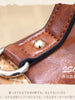 stitched smiley wide satchel