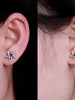 vintage star shaped earrings