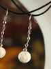 Nepal bovin bone carved earrings