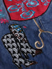 Clearance - applique embroidery denim skirt