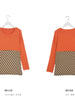 lunch date polka-dotted top