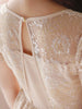 glossy bare back dress