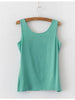 soft lace cotton tank