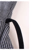 lady houndstooth dress