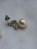 butterfly freshwater pearl earrings