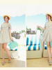 getaway flouncing pearl dress