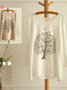 the life of tree print linen shirts