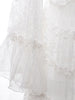 v neck floral lace dress