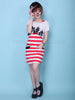sun and stripes dress