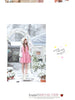 wood house pink with white lace princess dress