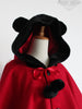 bear ears wool cashmere cape