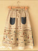 pocketed prairie skirt