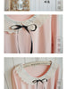 sweet doll collar ribbon bow tee