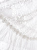 v neck floral lace dress