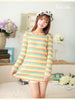 striped rainbow shirt